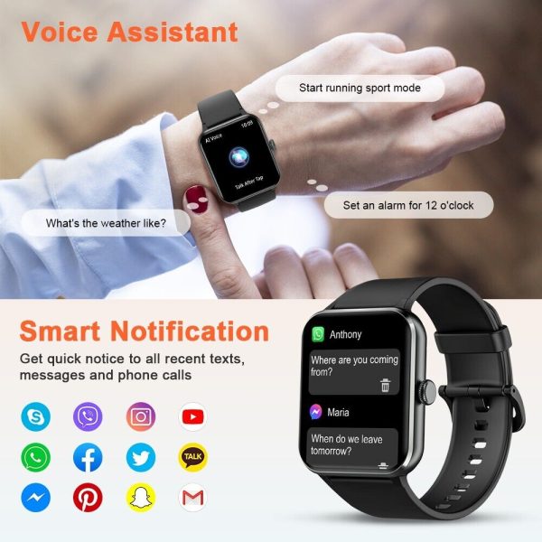 2025 Smart Watch For Men/Women, Waterproof Smartwatch Bluetooth iPhone Samsung - Image 5