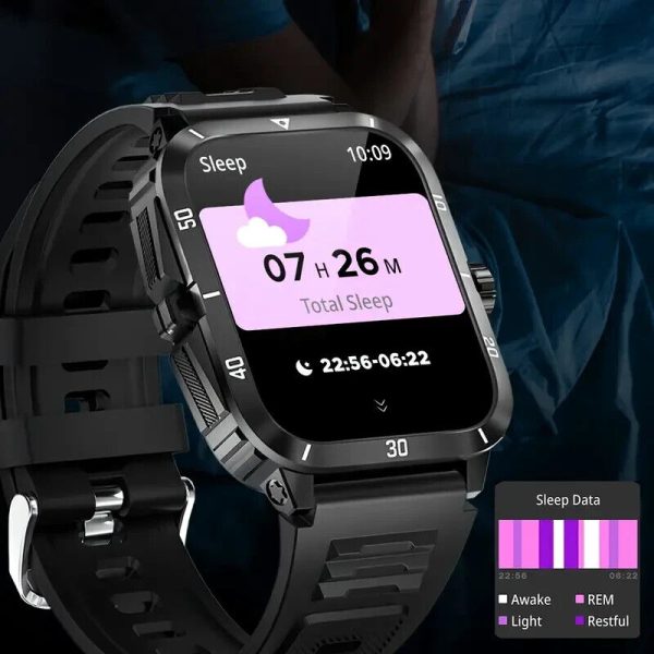 SL-TECH SMARTWATCH 1.96" 430mAh WATERPROOF BLUETOOTH Fitness for SAMSUNG/iPHONE - Image 20