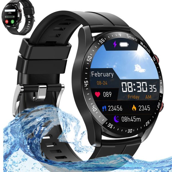2024 Smart Watch For Men/Women Waterproof Smartwatch Bluetooth iPhone Samsung - Image 2