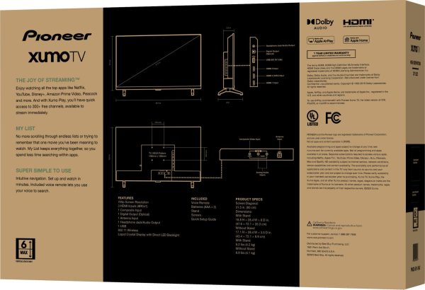 Pioneer - 32Class LED HD Smart Xumo TV - Image 3