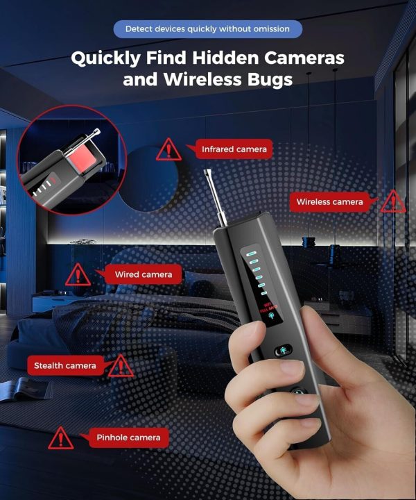 Hidden Camera Detector, Camera Detector, Anti Spy, GPS Tracker Detector, Portabl - Image 6