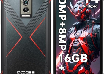 DOOGEE Blade 10 Pro Rugged Phone, 16GB+256GB Cell Phone Android 14 6.56″ 4G LTE