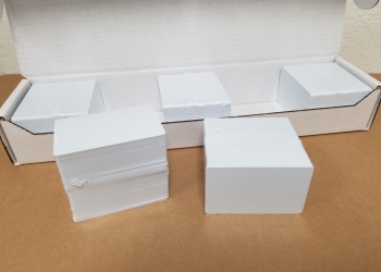 1000 Blank White PVC Cards – CR80, 30 Mil, Credit Card Size, USA – Free Ship