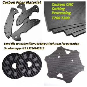 Carbon Fiber Plate Sheet Panel Process Carbon Board CNC Cut Engrave Service