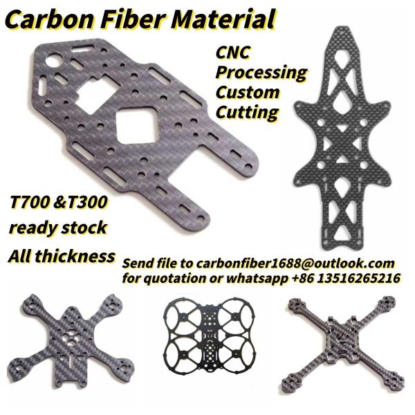 Carbon Fiber Plate Sheet Panel Process Carbon Board CNC Cut Engrave Service - Image 3
