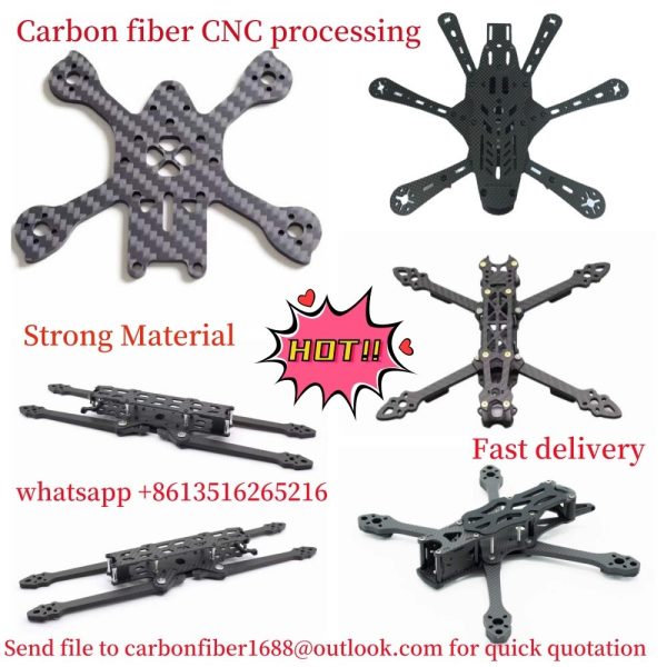 Carbon Fiber Plate Sheet Panel Process Carbon Board CNC Cut Engrave Service - Image 5