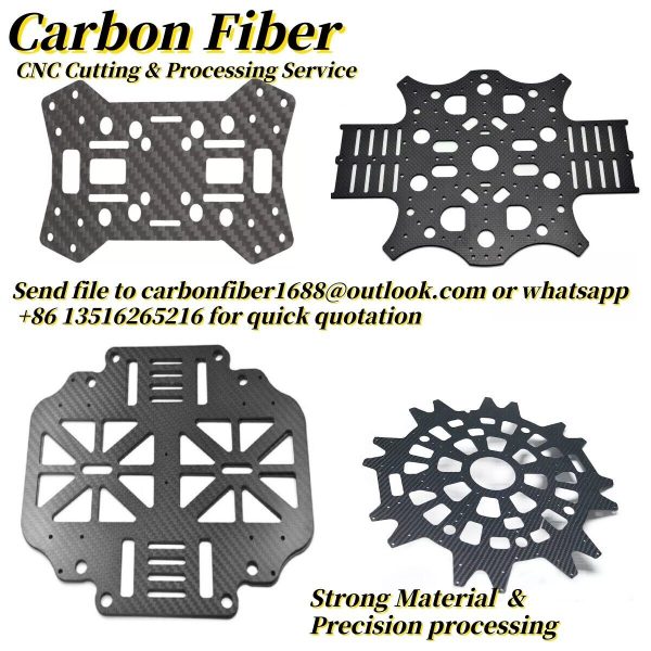Carbon Fiber Plate Sheet Panel Process Carbon Board CNC Cut Engrave Service - Image 6