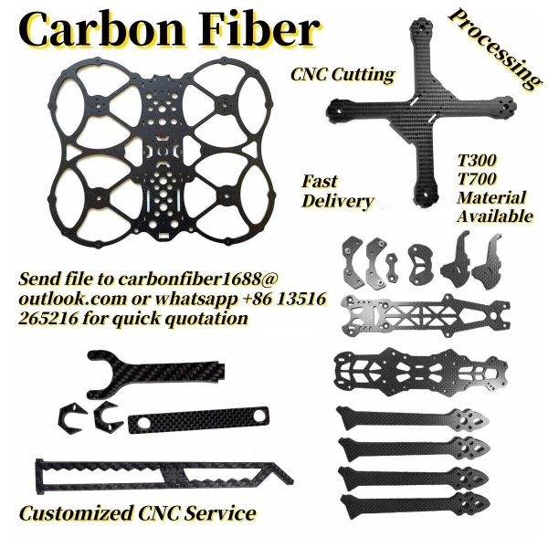 Carbon Fiber Plate Sheet Panel Process Carbon Board CNC Cut Engrave Service - Image 7