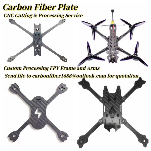 Carbon Fiber Plate Sheet Panel Process Carbon Board CNC Cut Engrave Service - Image 8