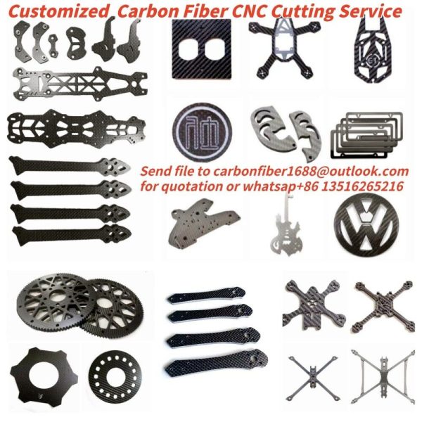 Carbon Fiber Plate Sheet Panel Process Carbon Board CNC Cut Engrave Service - Image 13