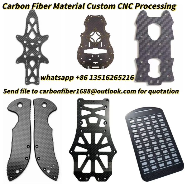 Carbon Fiber Plate Sheet Panel Process Carbon Board CNC Cut Engrave Service - Image 14