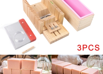 Soap Making silicone Mold Making Tool Wooden Soap cutter Mold