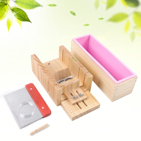 Soap Making silicone Mold Making Tool Wooden Soap cutter Mold - Image 5