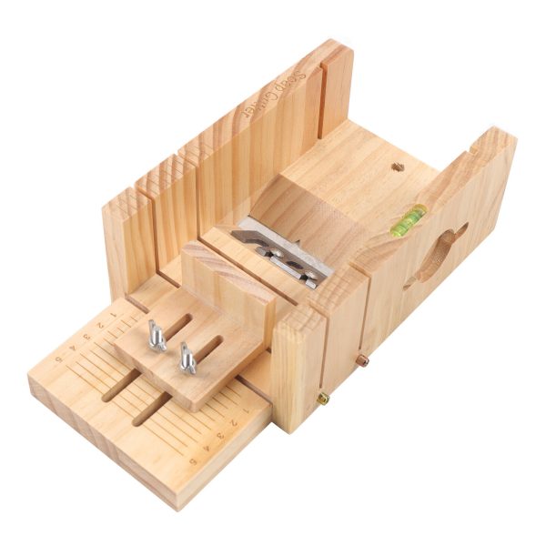 3pcs DIY Handmade Soap Making silicone Mold Making Tool Wooden Soap cutter Mold - Image 6