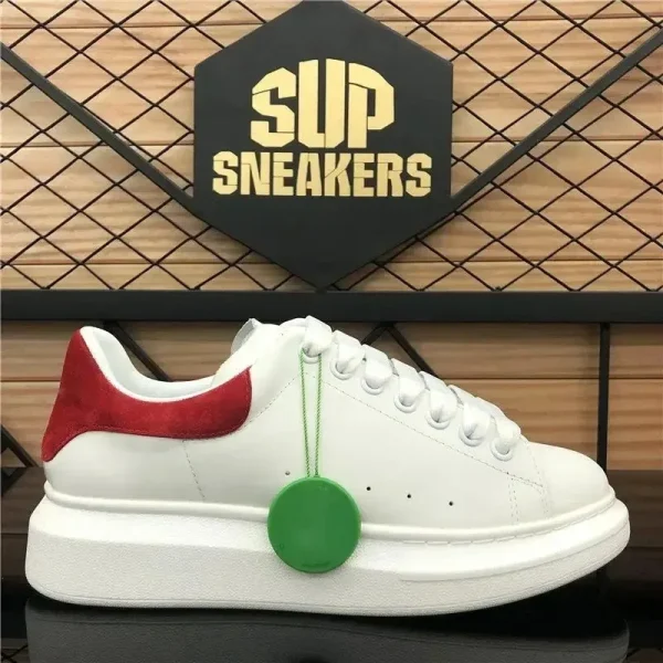 Top Quality Original Luxury Designer Mcqueens Shoes Fashion New High Platform Brand White Sneaker Casual Trainer Men Women - Image 11
