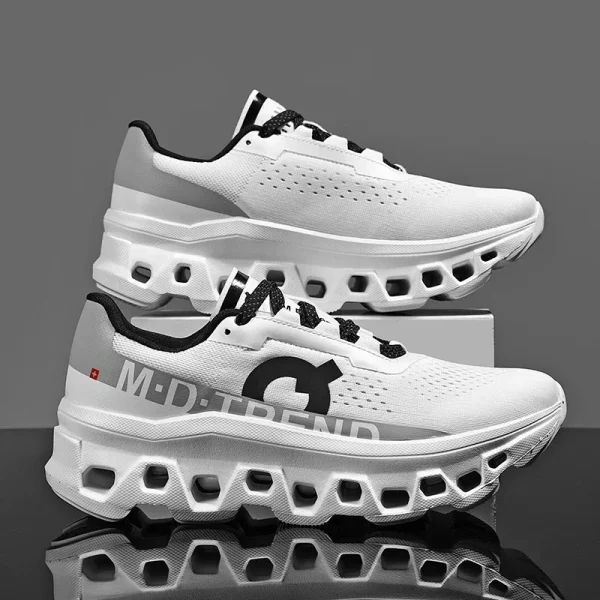 Men Sports Shoes Luxury Casual Sneakers Mesh Running Shoes Summer Lightweight Platform Fashion Basketball Walking Shoes for Men - Image 3
